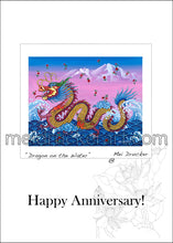Load image into Gallery viewer, 5&quot;x7&quot; Happy Anniversary Card《Dragon on the Water》
