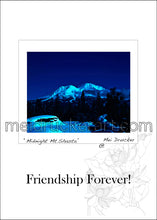 Load image into Gallery viewer, 5&quot;x7&quot; Friendship Forever Card《Midnight Mt.Shasta》