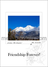 Load image into Gallery viewer, 5&quot;x7&quot; Friendship Forever Card《Winter Mt.Shasta》