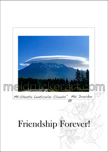 5"x7" Friendship Forever Card《Summer Mt.Shasta》