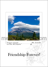 Load image into Gallery viewer, 5&quot;x7&quot; Friendship Forever Card《Dragon Clouds on the Mt.Shasta》