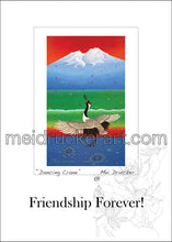 Load image into Gallery viewer, 5&quot;x7&quot; Friendship Forever Card《Dancing Crane》