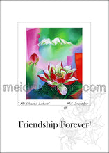 Load image into Gallery viewer, 5&quot;x7&quot; Friendship Forever Card《Mt.Shasta Lotus》