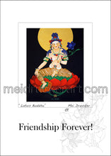 Load image into Gallery viewer, 5&quot;x7&quot; Friendship Forever Card《Lotus Buddha》