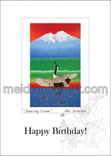 Load image into Gallery viewer, 5&quot;x7&quot; Happy Birthday Card《Dancing Crane》