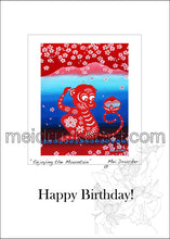 Load image into Gallery viewer, 5&quot;x7&quot; Happy Birthday Card《Enjoying the Mountain》