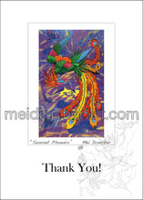 Load image into Gallery viewer, 5&quot;x7&quot; Thank You Card《Phoenix In Flight》