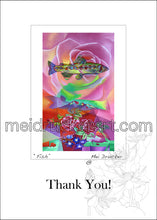 Load image into Gallery viewer, 5"x7" Thank You Card《Happy Fish》