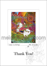 Load image into Gallery viewer, 5&quot;x7&quot; Thank You Card《Lady in Waiting》