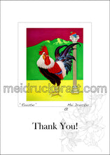 Load image into Gallery viewer, 5&quot;x7&quot; Thank You Card《Rooster》