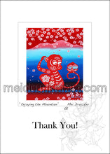 Load image into Gallery viewer, 5&quot;x7&quot; Thank You Card《Enjoying the Mountain》