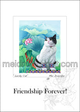 Load image into Gallery viewer, 5&quot;x7&quot; Friendship Forever Card《Lucky Cat》