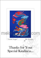 Load image into Gallery viewer, 5&quot;x7&quot; Thank forYour Special Kindness...Card《Fireball Dragon》