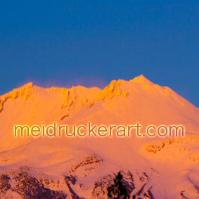 Art Tee Shirt《Sunset Mt.Shasta》