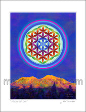 Load image into Gallery viewer, 8.5&quot;x11&quot; Art Paper Print《Flower of Life》