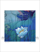Load image into Gallery viewer, 8.5&quot;x11&quot; Art Print《Blue Lotus》