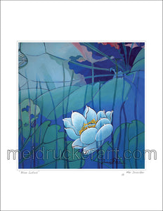 8.5"x11" Art Print《Blue Lotus》