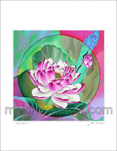 Load image into Gallery viewer, 8.5&quot;x11&quot; Art Print《Pink Lotus》