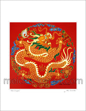 Load image into Gallery viewer, 8.5&quot;x11&quot; Art Print《Red Dragon》