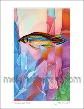 Load image into Gallery viewer, 8.5&quot;x11&quot; Art Print《Iridescent Fish》