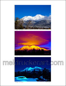 8.5"x11" Art Print《Mt.Shasta》