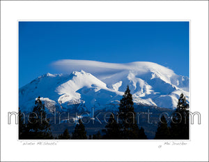 11"x8.5" Photography Paper Print《Winter Mt.Shasta》
