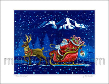 Load image into Gallery viewer, 11&quot;x8.5&quot; Art Paper Print《Merry Christmas》