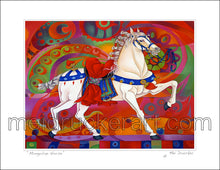 Load image into Gallery viewer, 11&quot;x8.5&quot; Art Paper Print《Mongolian Horse》