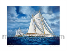 Load image into Gallery viewer, 11&quot;x8.5&quot; Art Paper Print《Sailboat》