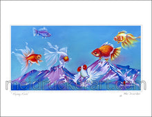 Load image into Gallery viewer, 11&quot;x8.5&quot; Art Paper Print《Flying Fish》