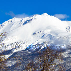 5"x7" Happy Birthday Card《Winter Mt.Shasta》
