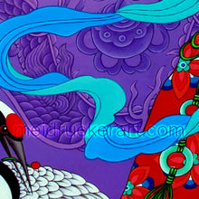 Load image into Gallery viewer, 8&quot;x10&quot; Art Ceramic Tile Print《Woman with Crane》