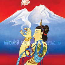 Load image into Gallery viewer, 8&quot;x10&quot; Art Matted Print《Lotus Buddha》