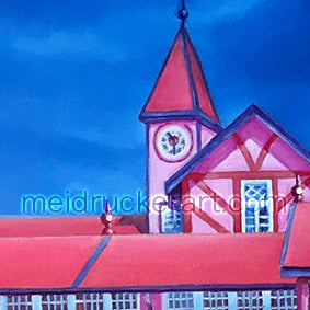 11"x8.5" Art Paper Print《Sri Lanka Pink Post Office》