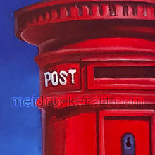 Load image into Gallery viewer, 20&quot;x21&quot; Art Printed Wall Hanging《Sri Lanka Pink Post Office》