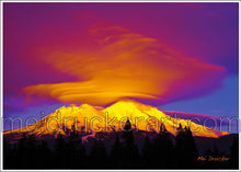 Load image into Gallery viewer, 5&quot;x7&quot; Art Card《Sunset Mt.Shasta》