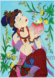 5"x7" Art Card《Flower Buddha》