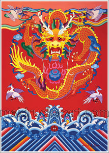 5"x7" Art Card《Chinese Dragon》