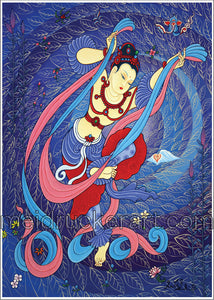 5"x7" Art Card《Dancing Buddha》
