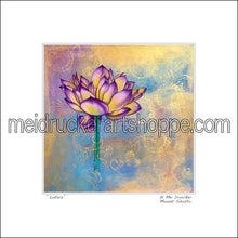 Load image into Gallery viewer, 16&quot;x16&quot; Art Matted Print《Lotus》