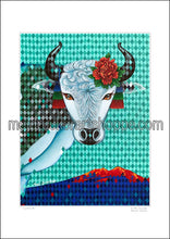 Load image into Gallery viewer, 11.69&quot;x16.5&quot; Art Paper Print《Crystal Ox》
