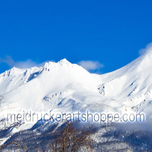 14"x11" Photography Matted Print《Winter Mt.Shasta》