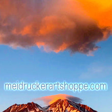 Load image into Gallery viewer, 20&quot;x16&quot; Photography Matted Print《Angel Cloud on Mt.Shasta》