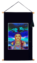 Load image into Gallery viewer, 16.5&quot;x28.5&quot; Art Printed Wall Hanging《Mt.Shasta Full Moon Buddha》