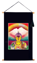 Load image into Gallery viewer, 16.5&quot;x28.5&quot; Art Printed Wall Hanging《Mt.Shasta Golden Buddha》