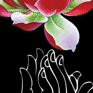 8.5"x11" Art Paper Print《Buddha Hand & Lotus》-Health