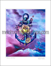 Load image into Gallery viewer, 8.5&quot;x11&quot; Art Paper Print《Anchor &amp; Rose》