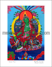 Load image into Gallery viewer, 8.5&quot;x11&quot; Art Paper Print《Green Tara》