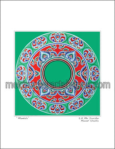 8.5"x11" Art Print《Mandala》