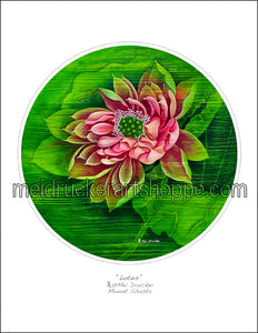 Art Paper Print《Lotus》-( 3 more size )
